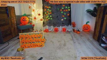 SkyV_ - 22 scary pumpkins on the board and you can get one for 257 tks! After all are written, a lucky winner will spend 30 min on Halloween day with me getting ready